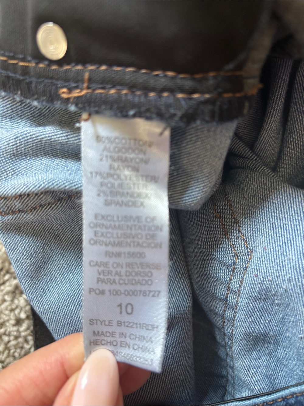 Democracy Women's Medium Blue Bootcut Jeans - Picture 11 of 16